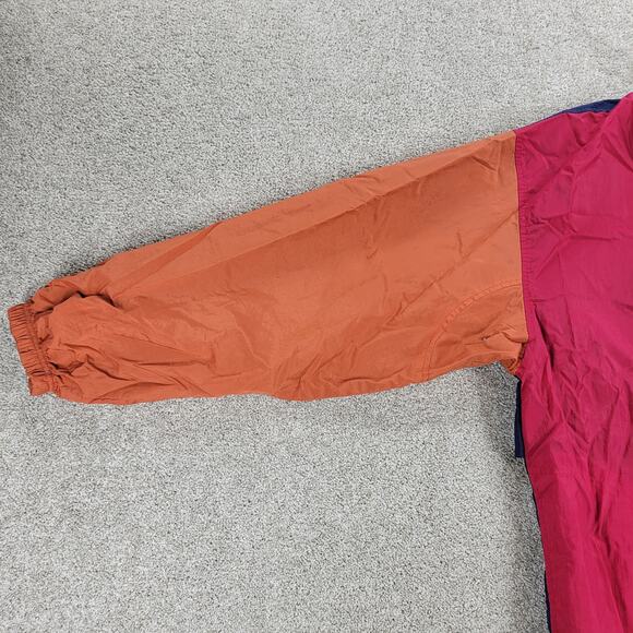 VTG Reebok Greg Norman Golf Windbreaker Mens XL Colorblock Vented Graphic Shark - Picture 14 of 14